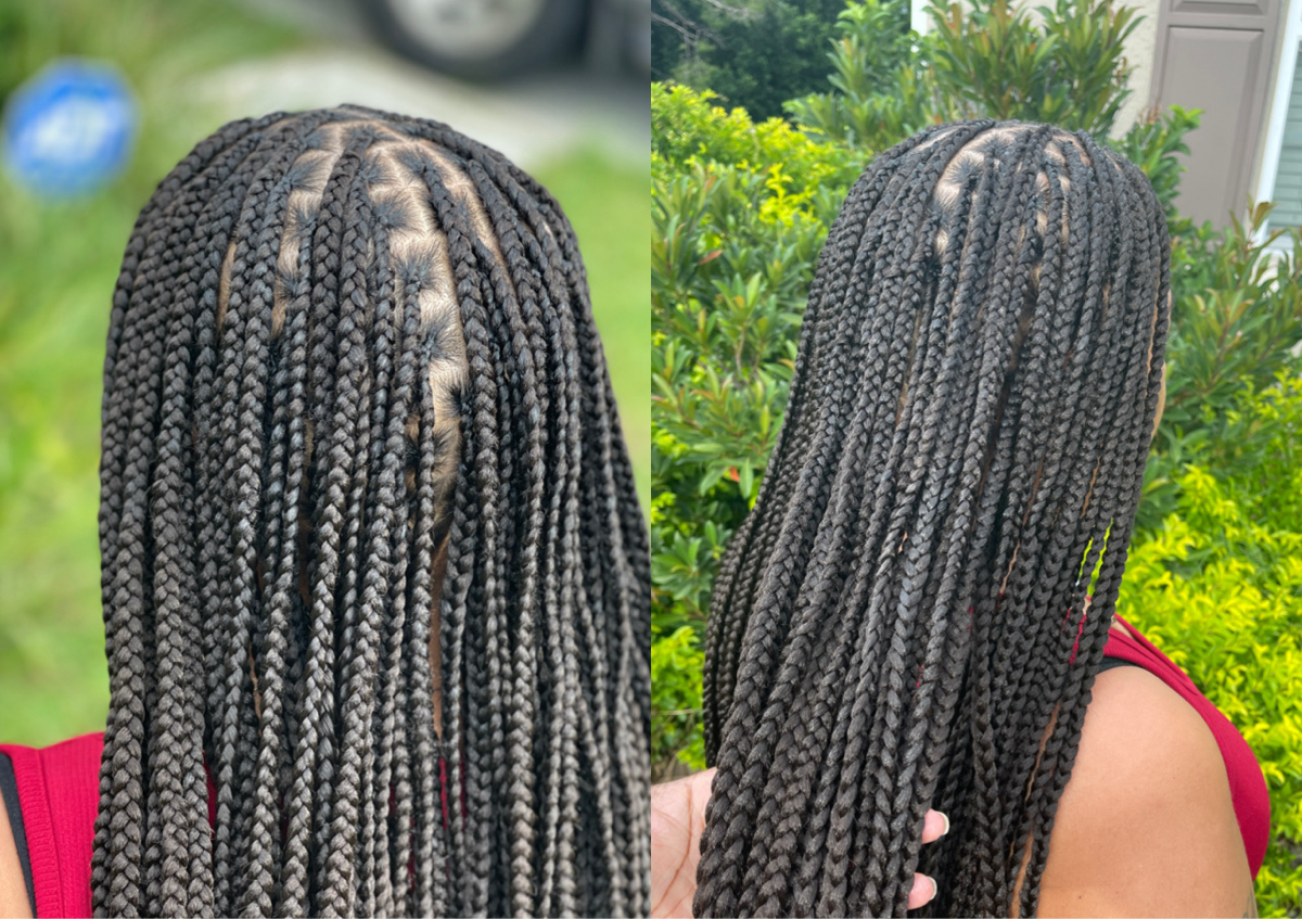 SMALL Knotless Braids