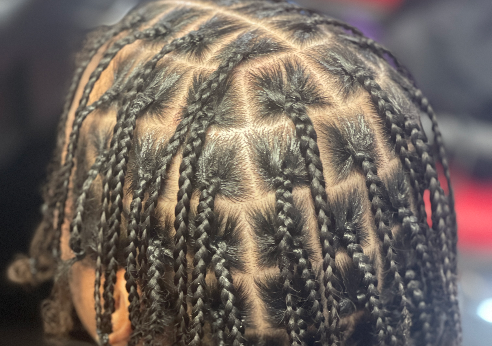 Individuals natural hair 