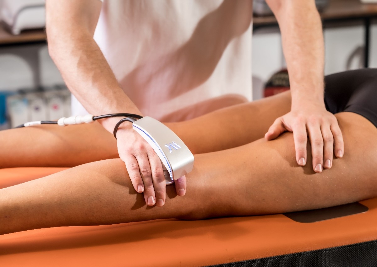 Deep tissue + radio frequency treatment