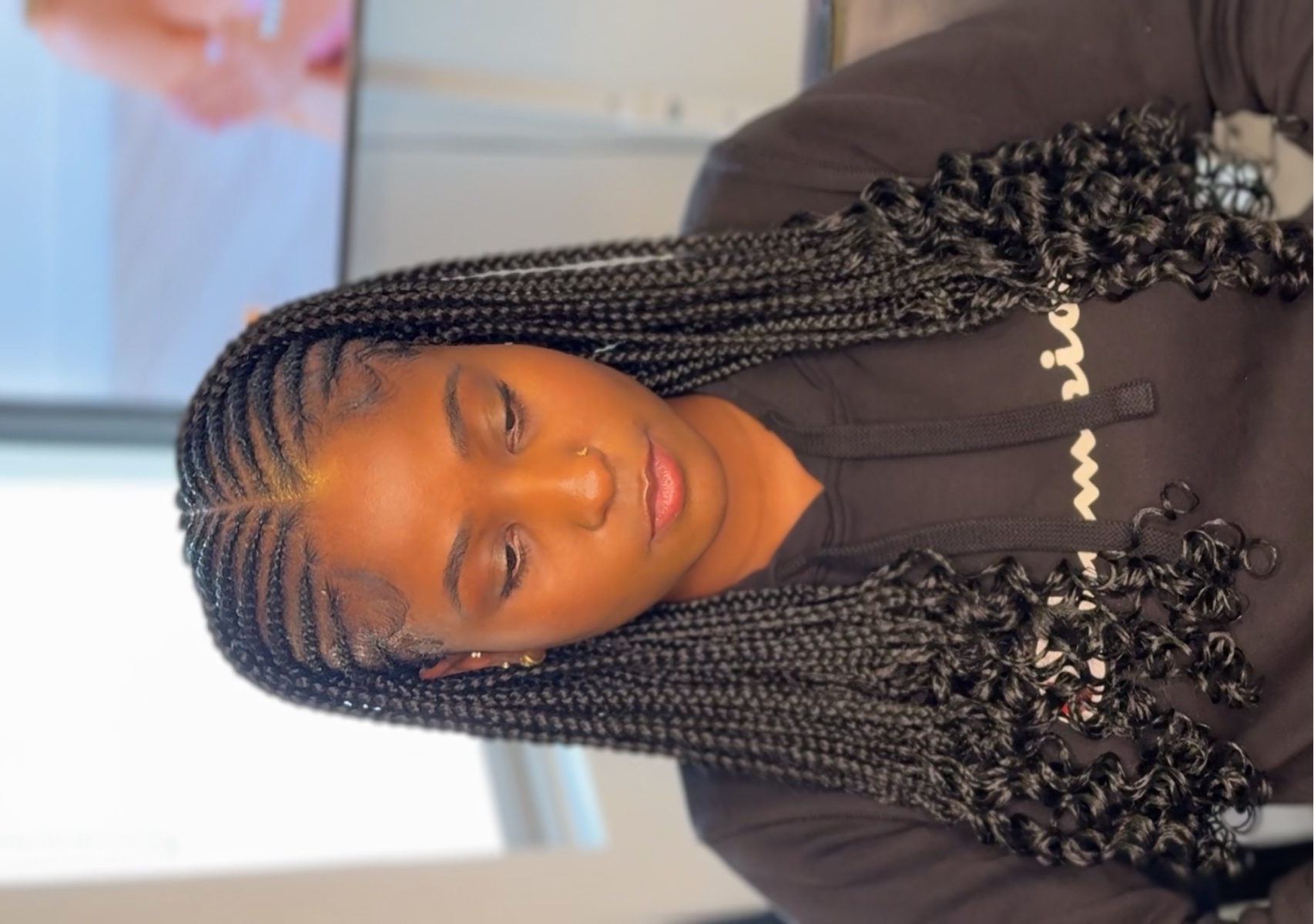 Small Medium Fulani Braids
