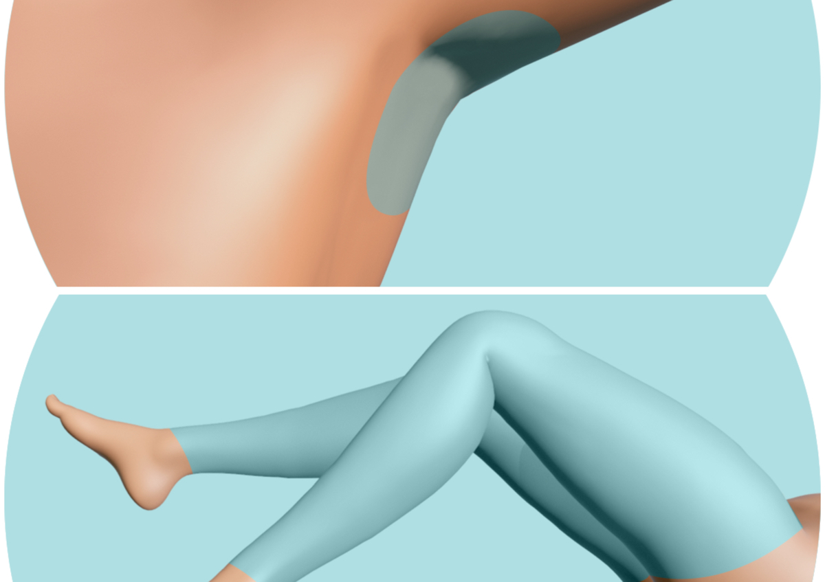 Combo Depilacion laser diodo Axilas + Piernas Completas