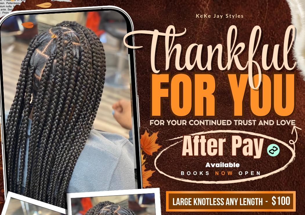 November Large knotless a length 