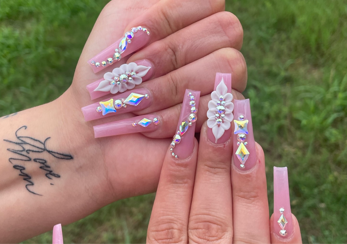 BLING FREESTYLE Acrylic Full Set.