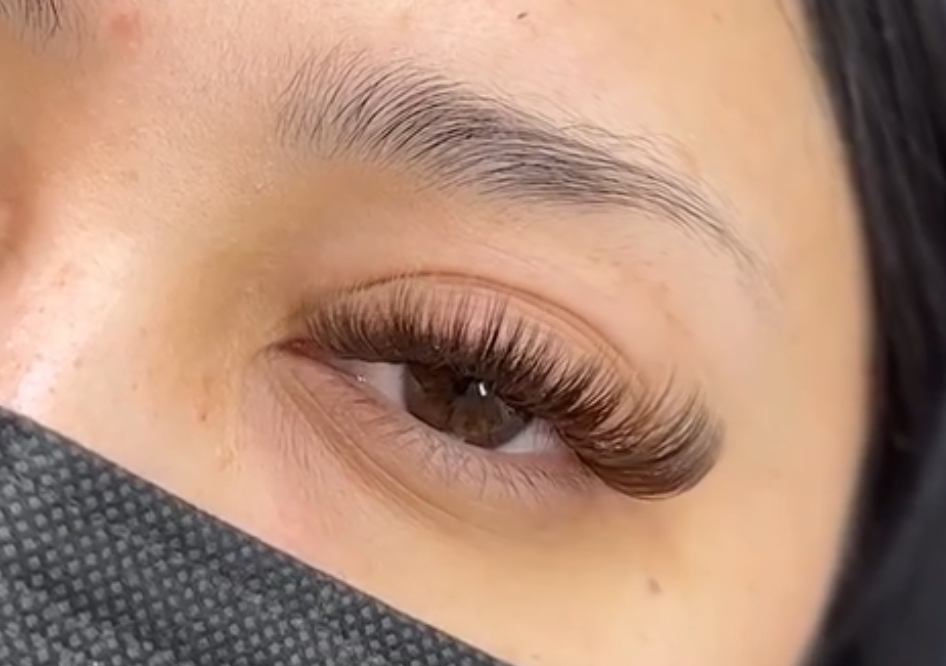 Brown lashes