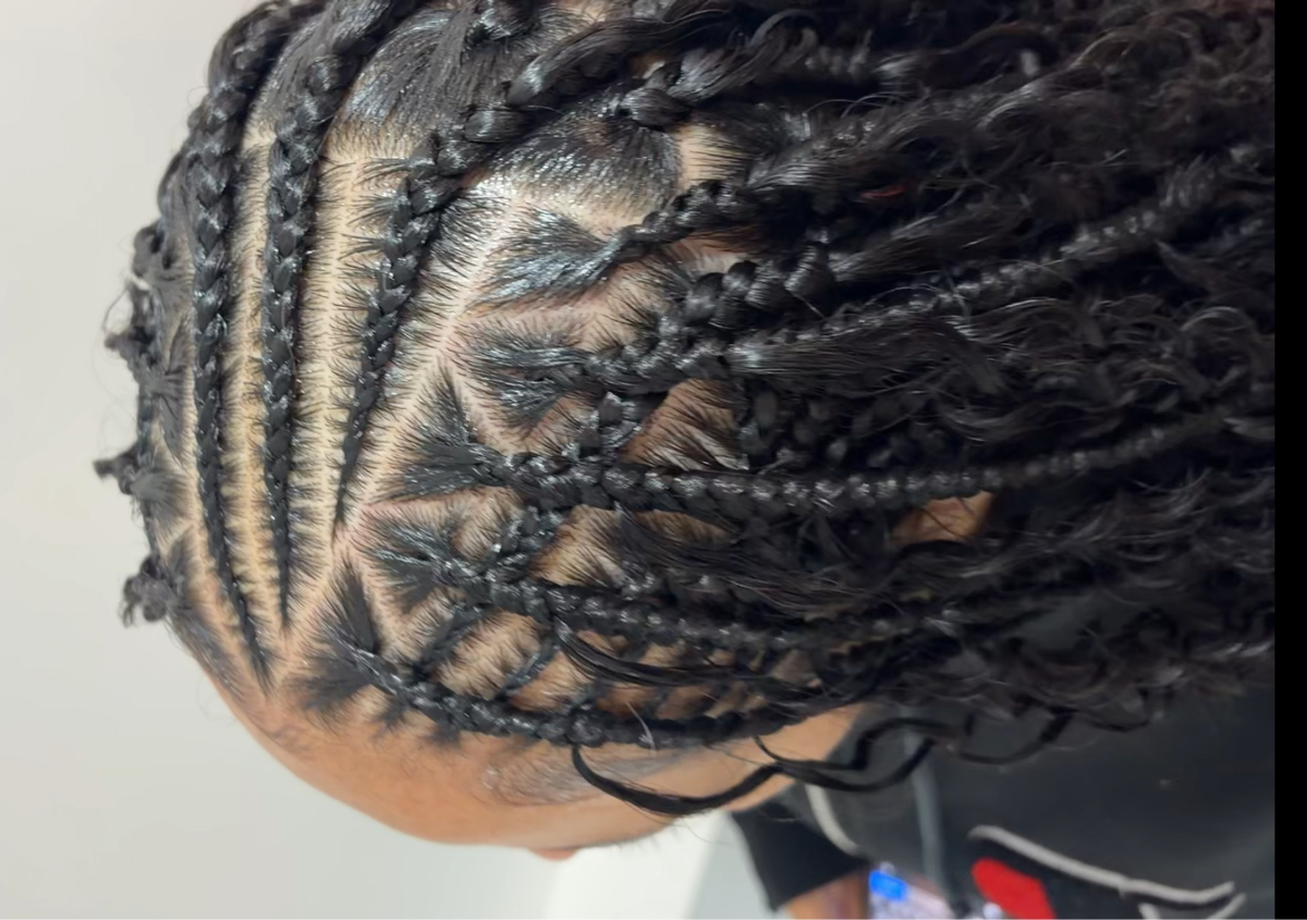BOHO Fulani Flip Over Braids