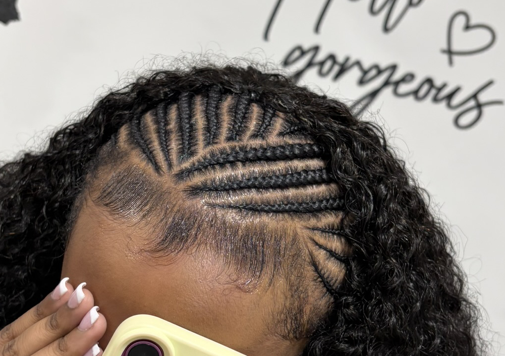 Front fulani braids ONLY 