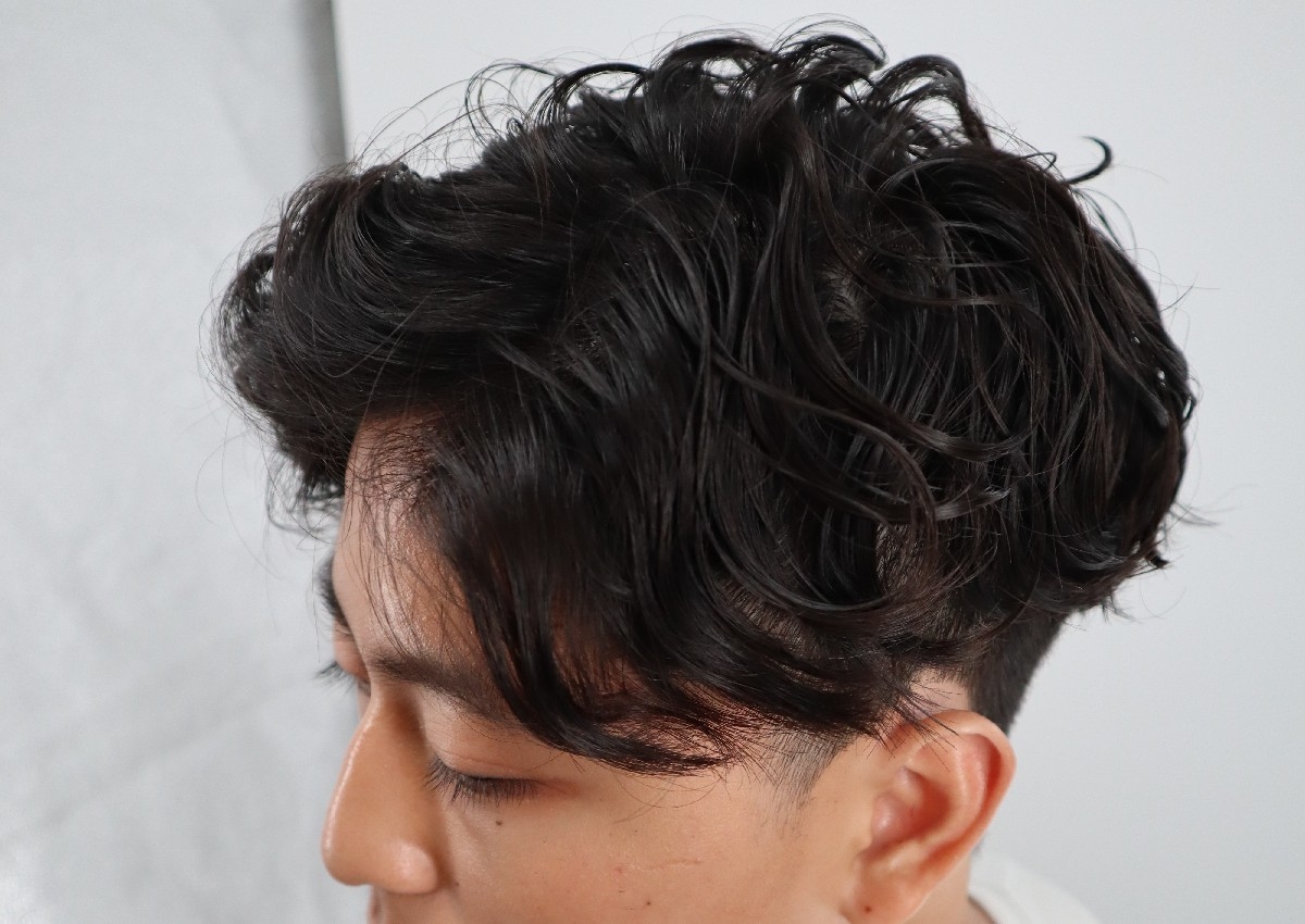 Perm - short hair to long hair