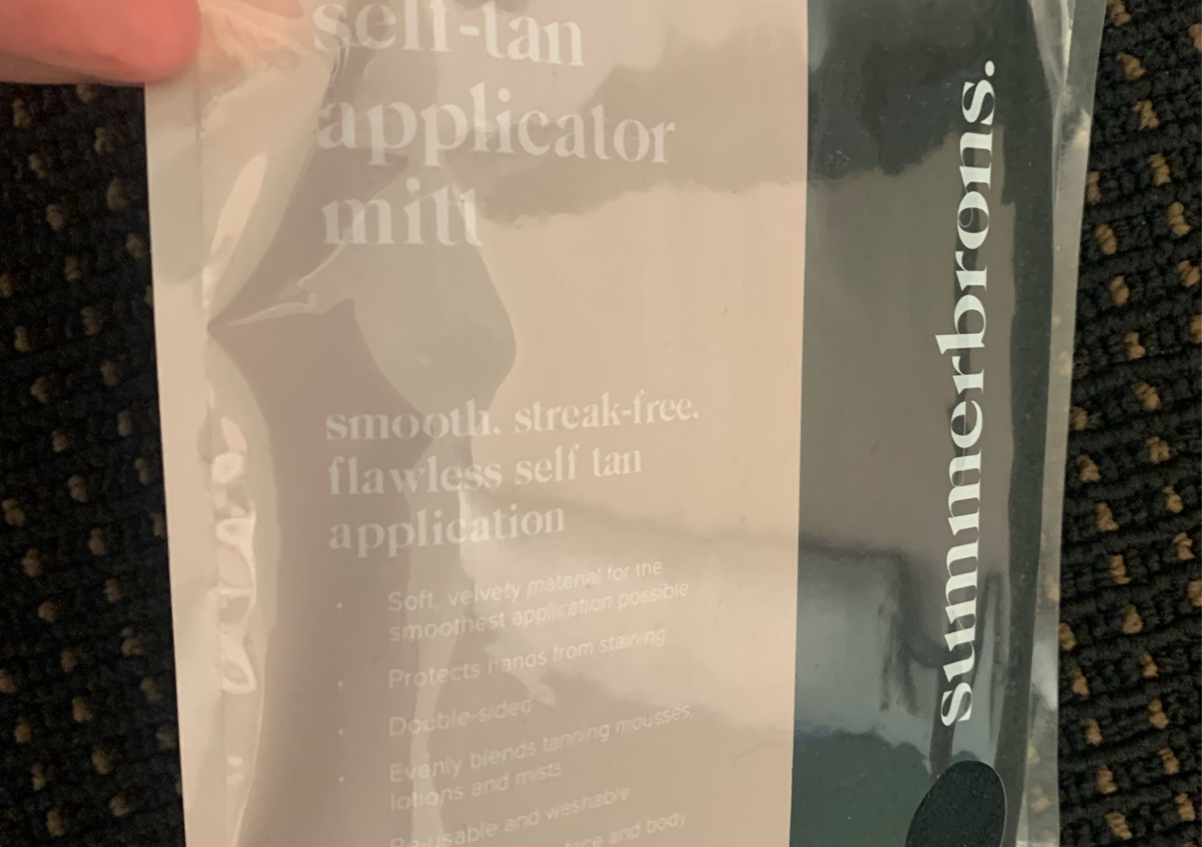 Summer brons tanning mitt