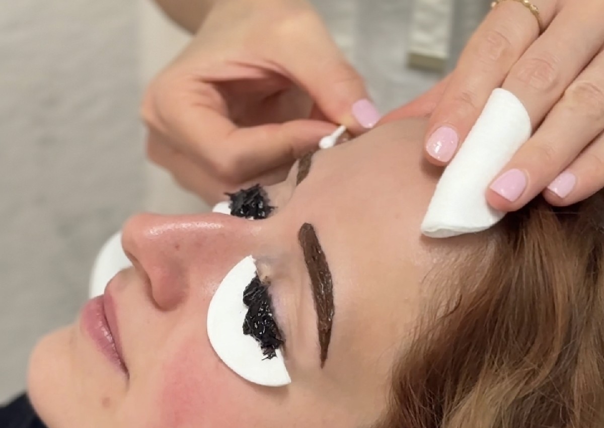 Wimpern Färben/Eyelashes Colour 