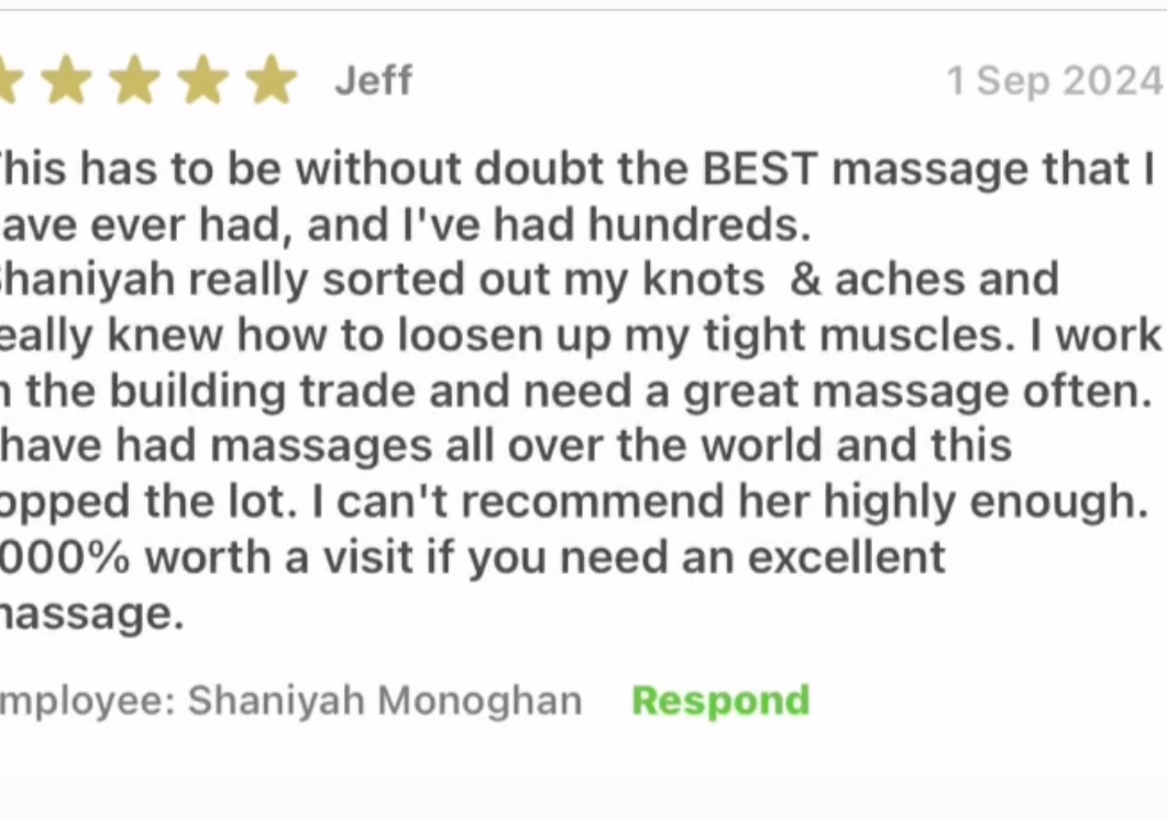 Deep Tissue Full Body Massage 