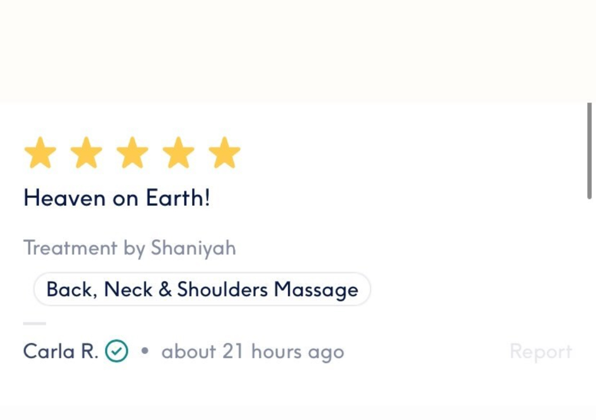Swedish Back,Neck and Shoulder Massage