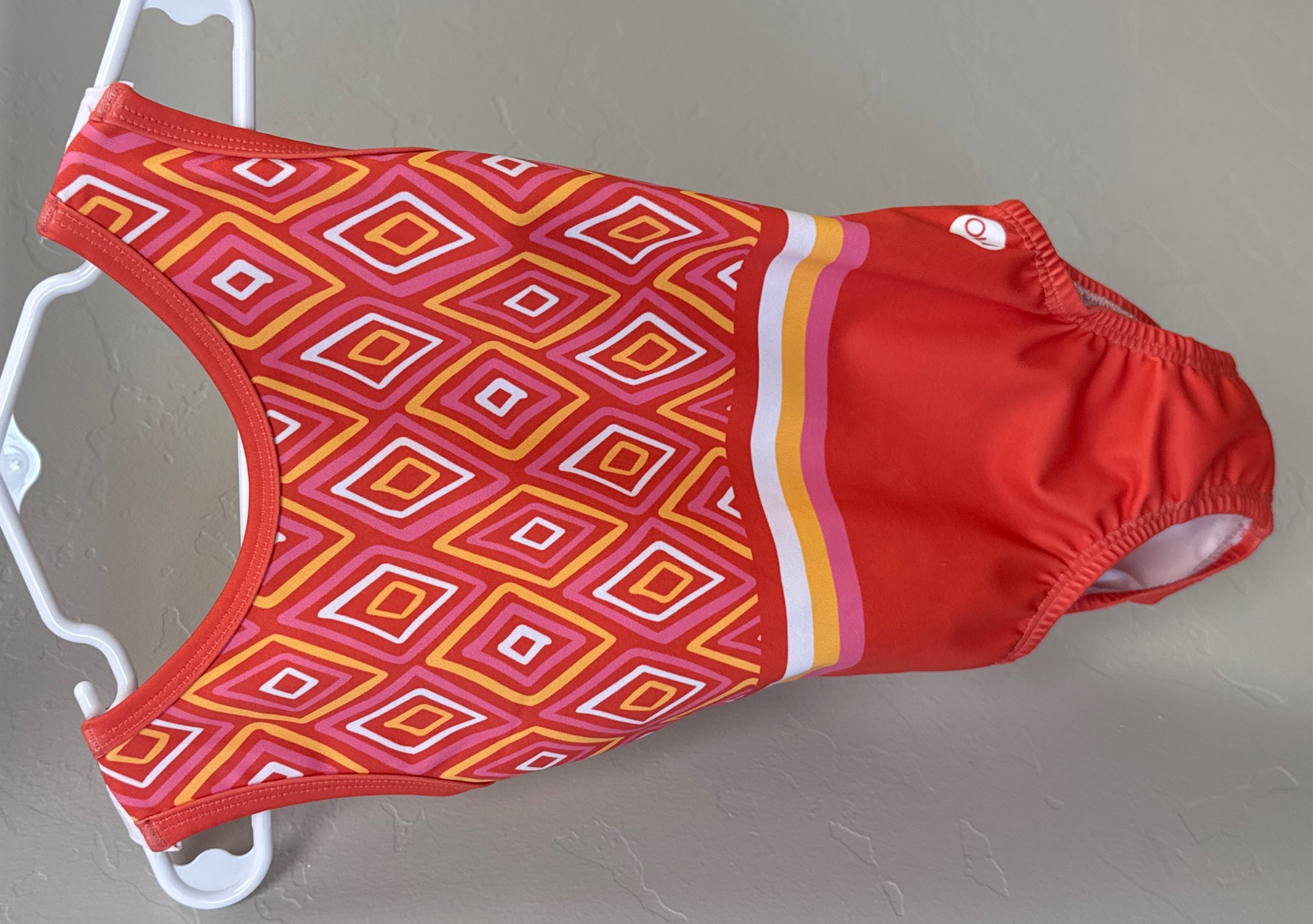 Size 6- Sunset Diamond Leotard