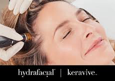 Keravive Scalp facial by Hydrafacial 