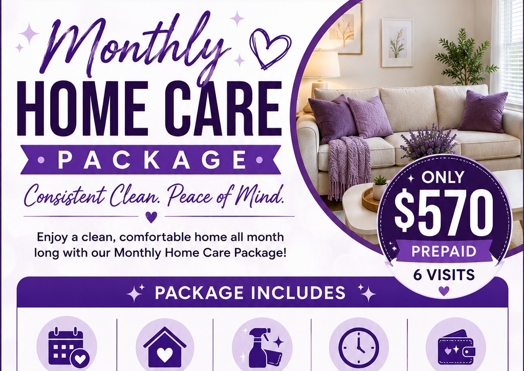 💜 Monthly Home Care Package — 6 Visits