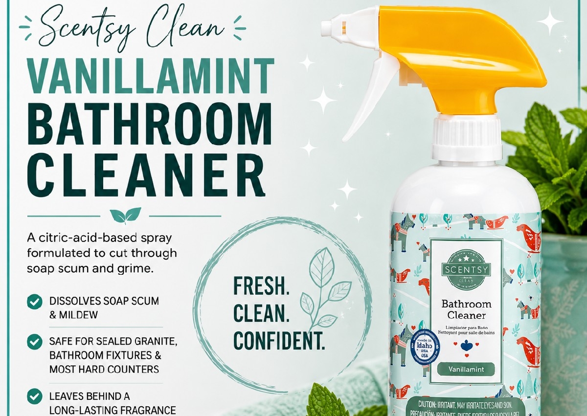 Vanillamint Bathroom Cleaner 🧽✨
