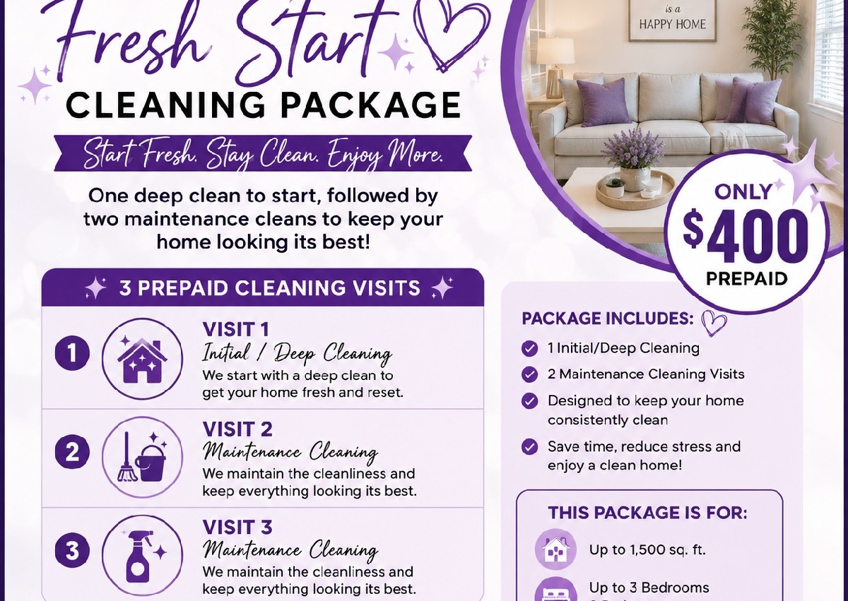 🏡 Fresh Start Cleaning Package