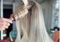 Shampoo wash - blowout style (round brush)