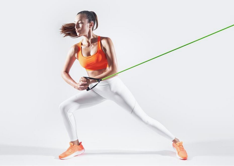 Hot Resistance Bands Workout