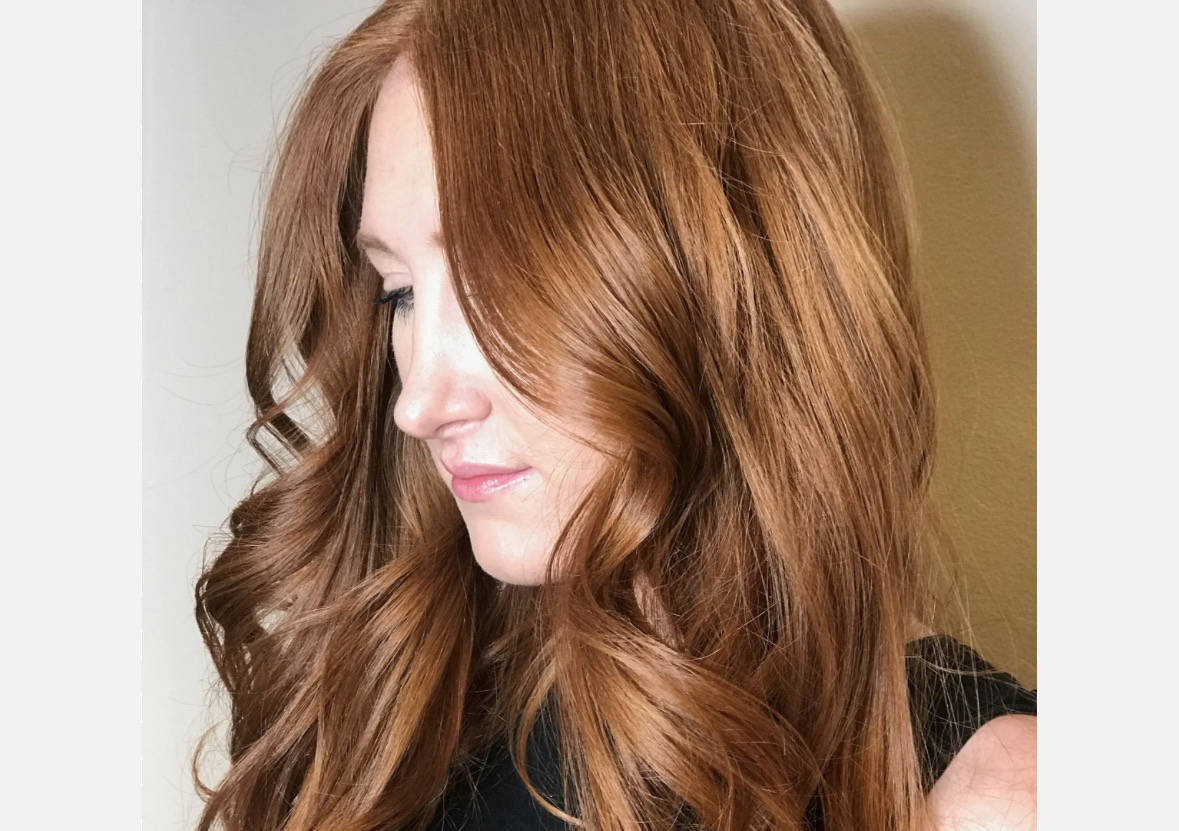 All over color (long hair - below shoulders)