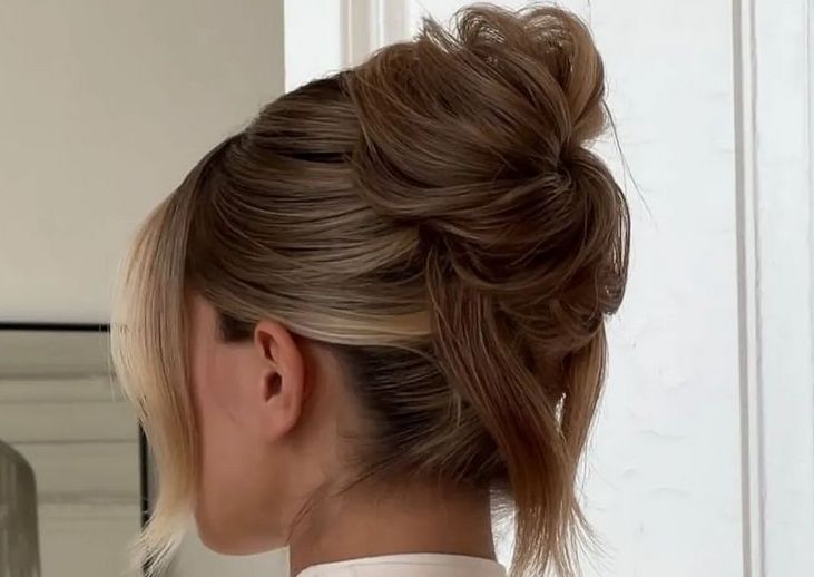 Updo (half or all up) (no blowdry)