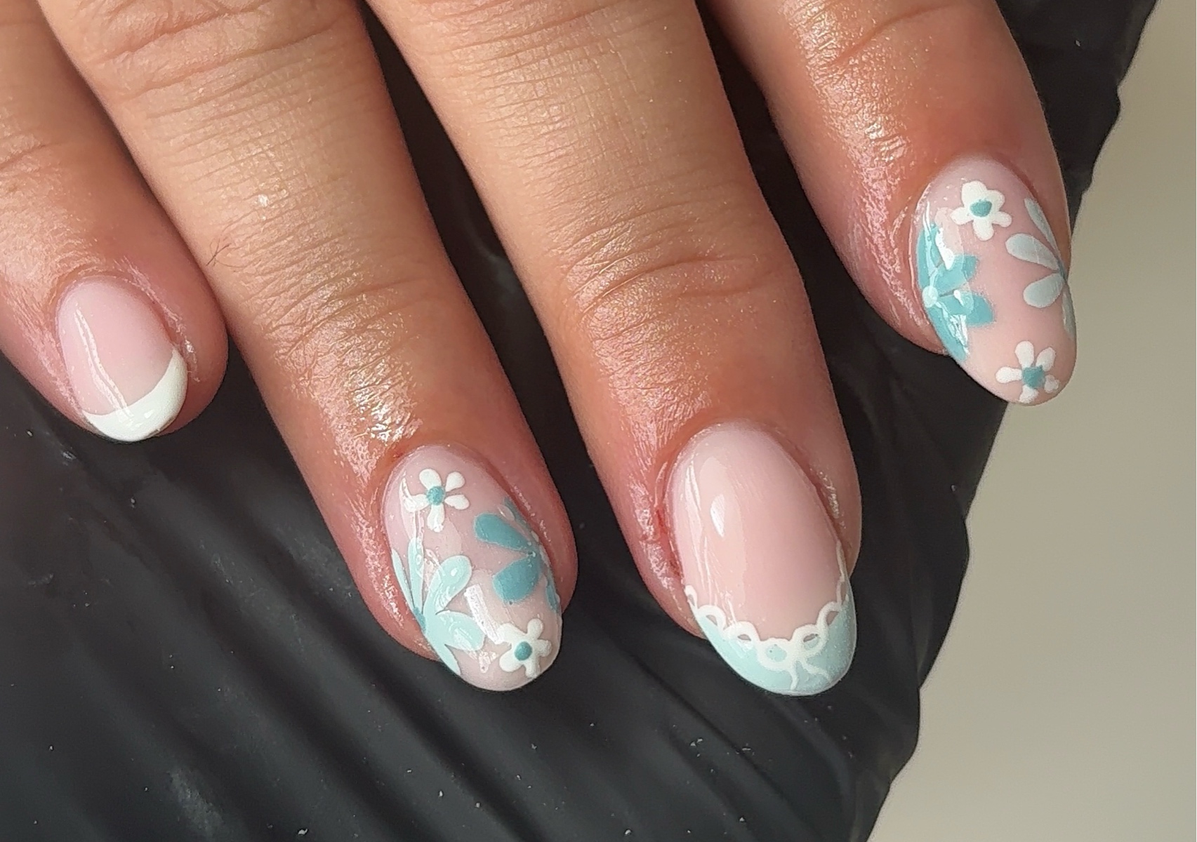 Fresh builder  gel - tier 3 nail art 