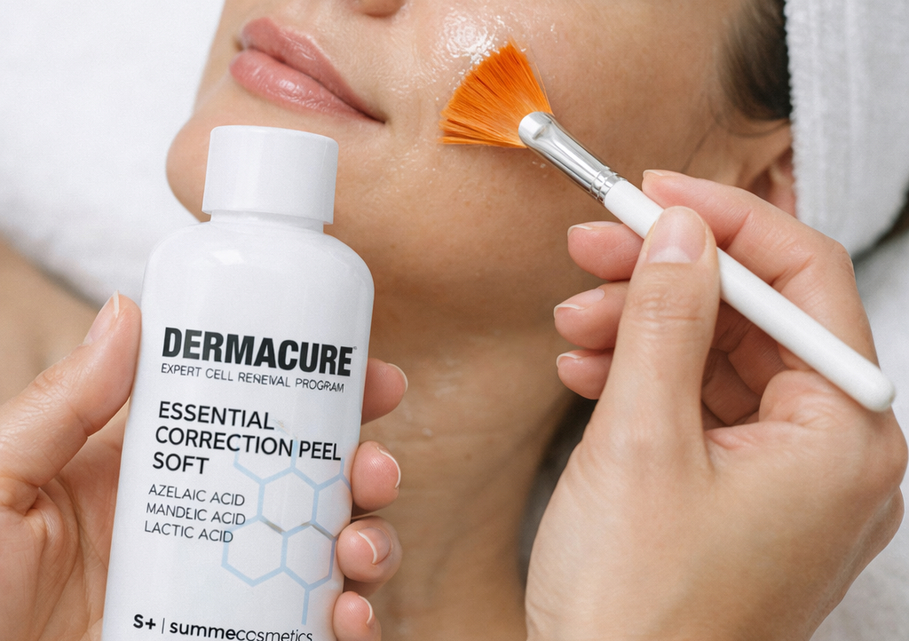 Tratament facial de exfoliere ușoară