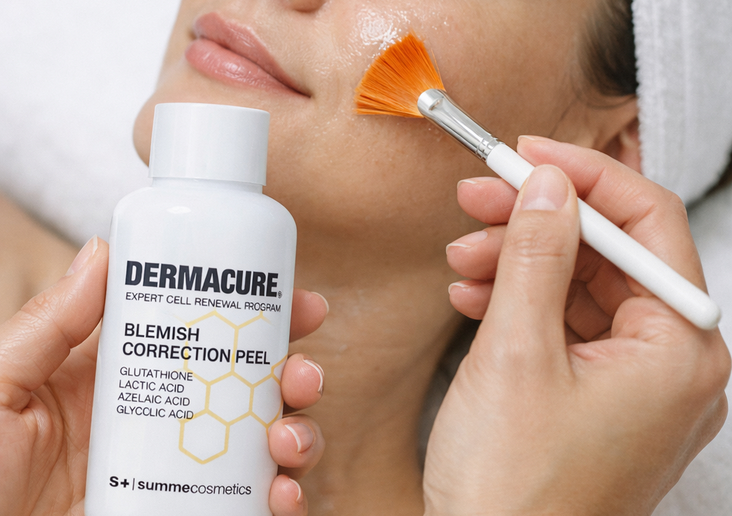 Tratament facial de exfoliere profundă pentru acnee și imperfecțiuni