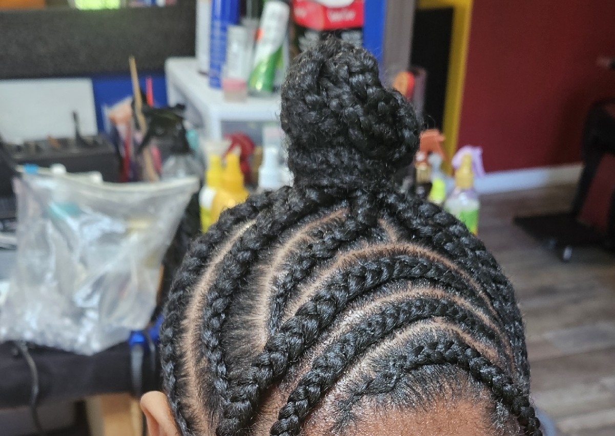 Braided Style-kids(no hair added)  price may vary