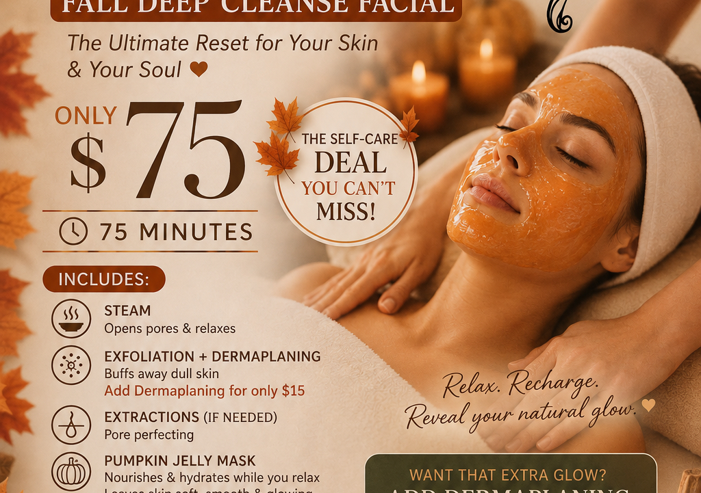 Fall🍂 Pumpkin🎃 Spice Deep Cleanse Facial