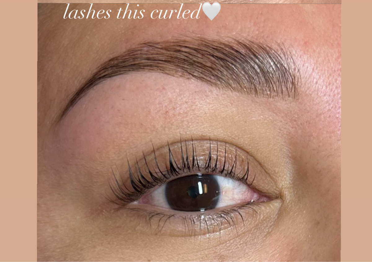 Korean lash lift+brow tint and wax
