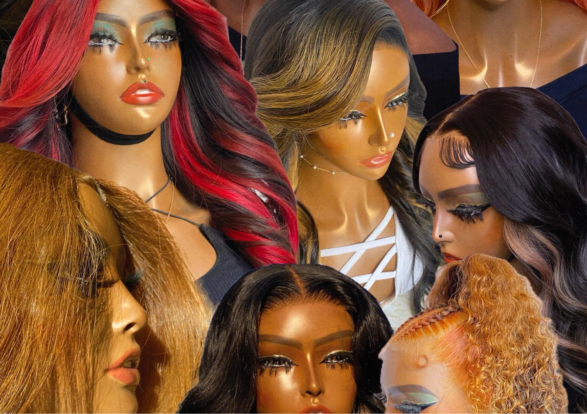 Closure wigs customisation 