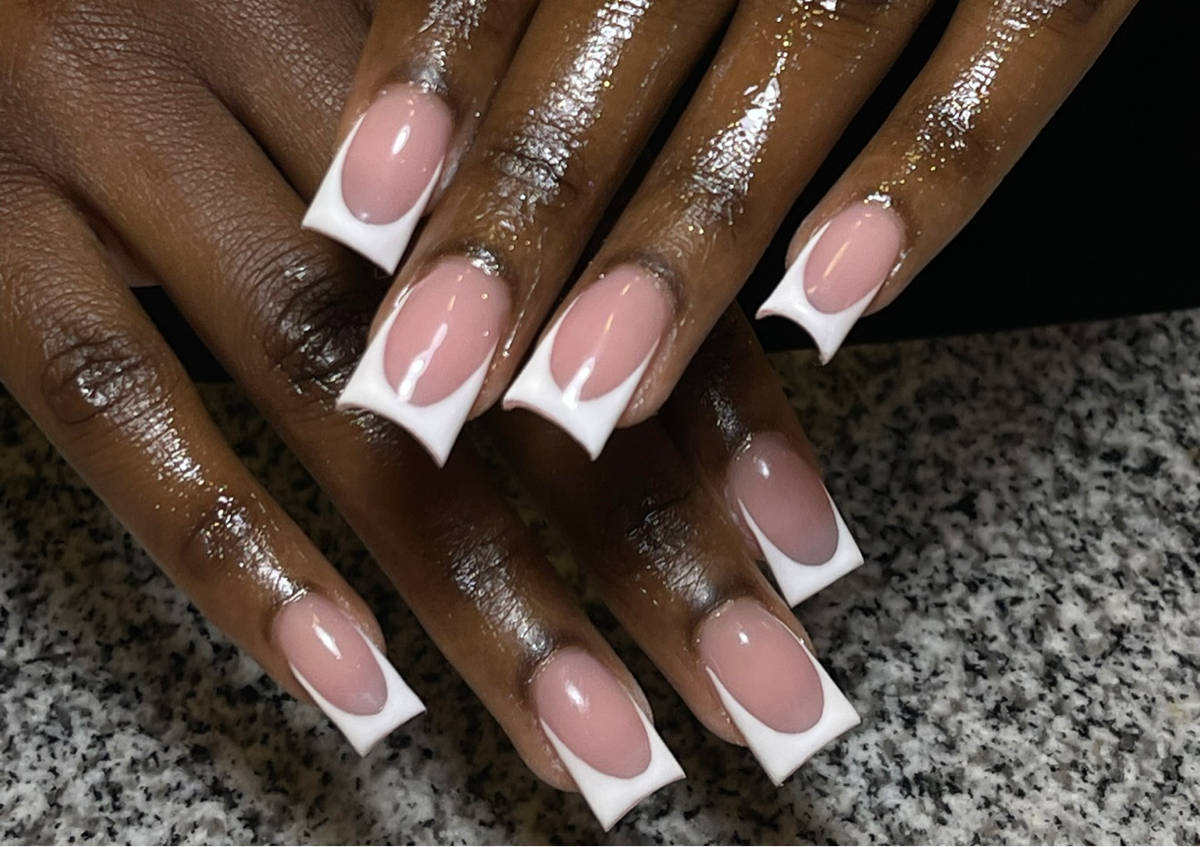 Acrylic fullset FRENCHIES💗