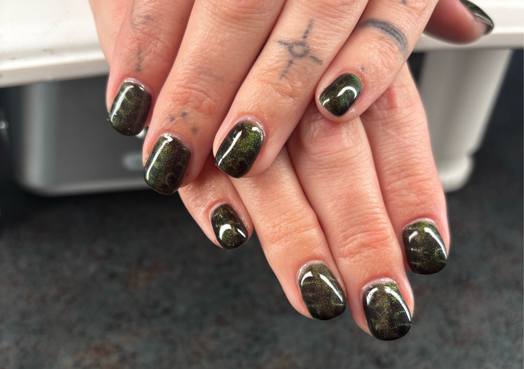 Builder gel manicure 