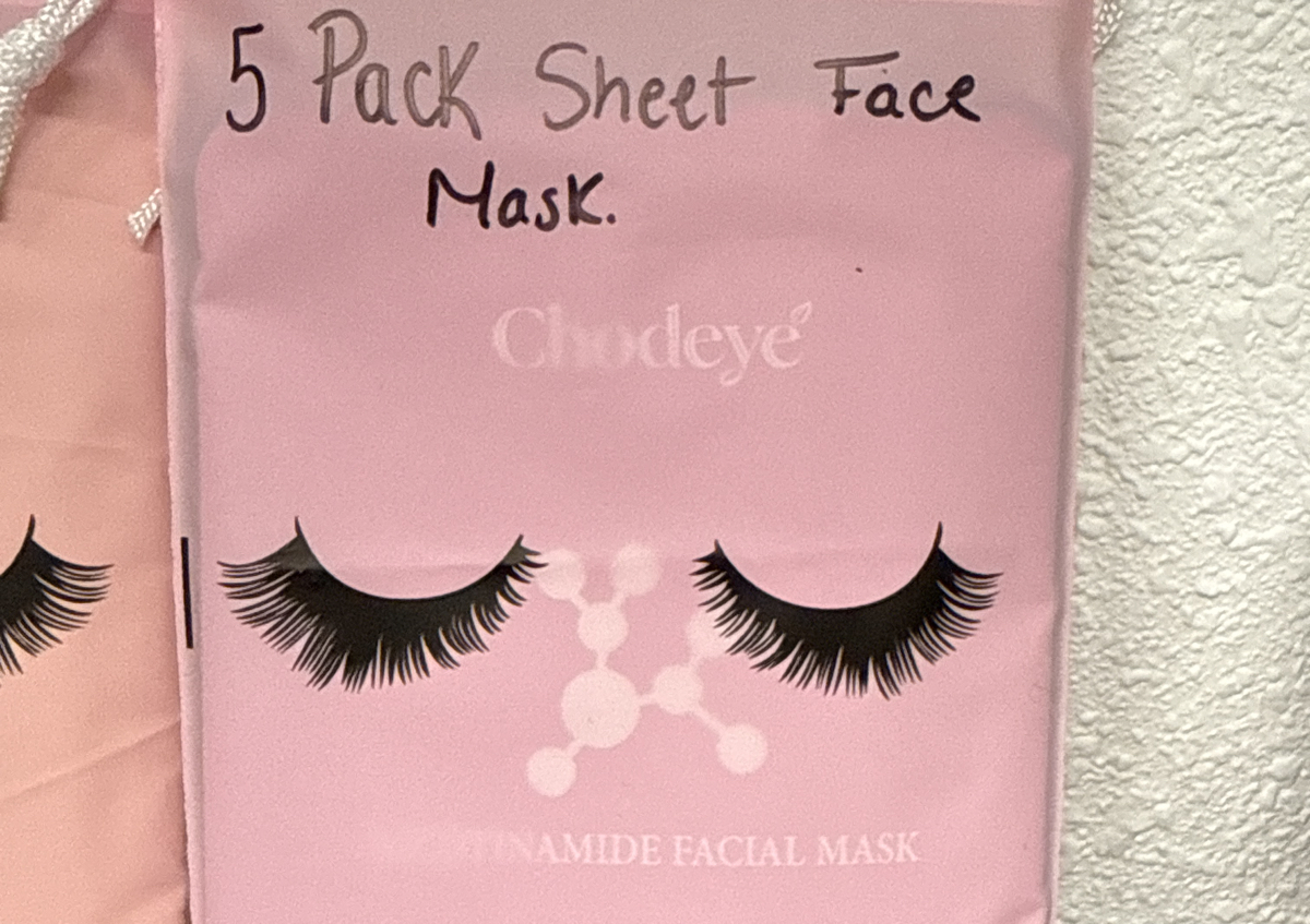5 Pack Sheet Face Masks