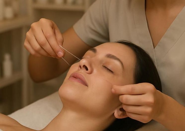 Upper Lip or Lower Lip or forehead