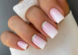 Fill-in Ombre or Pink and White 