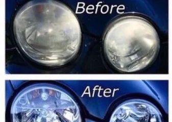 Headlights Restoration with basic UV protection (Pair)