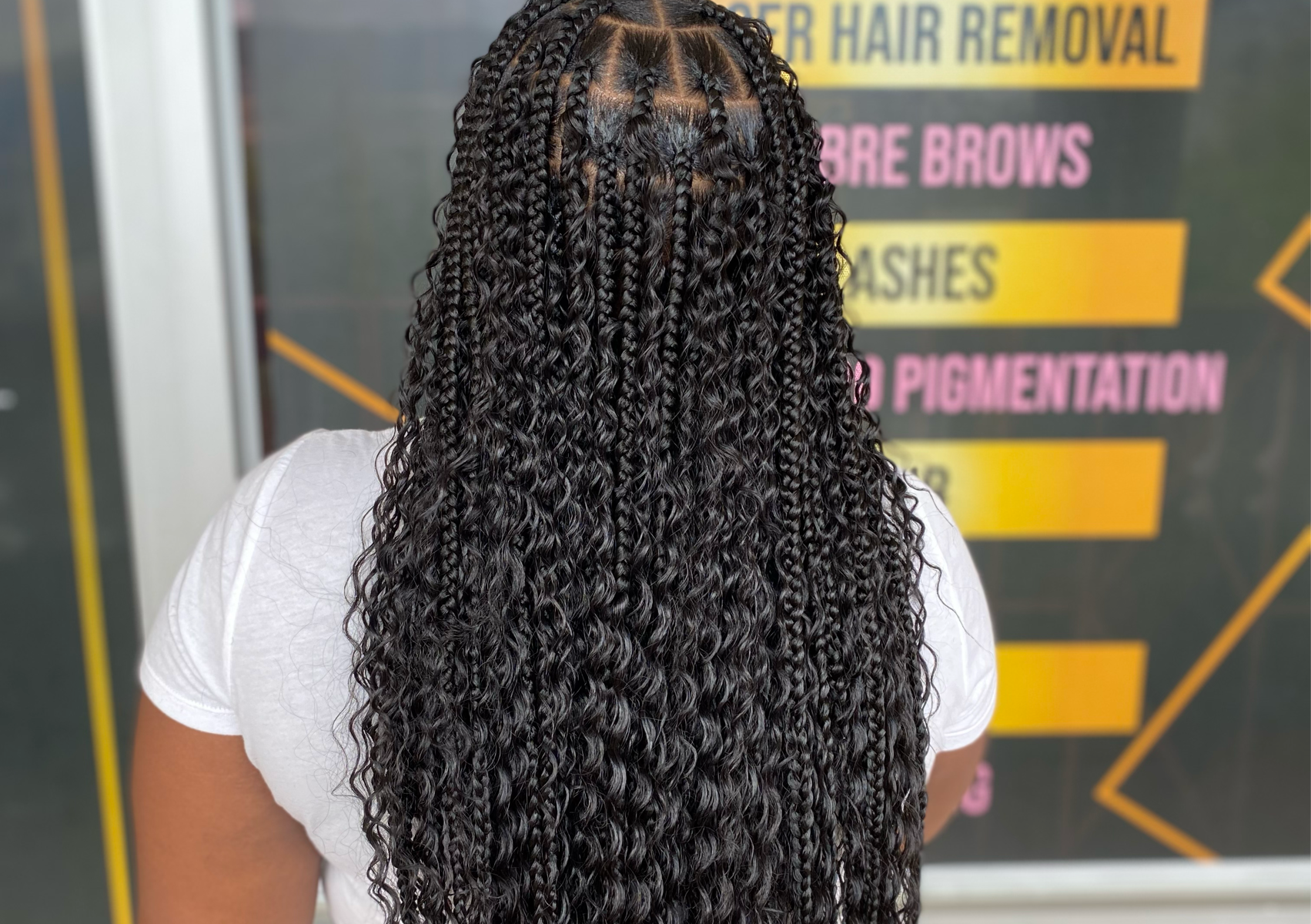 Medium Boho Knotless(waist)