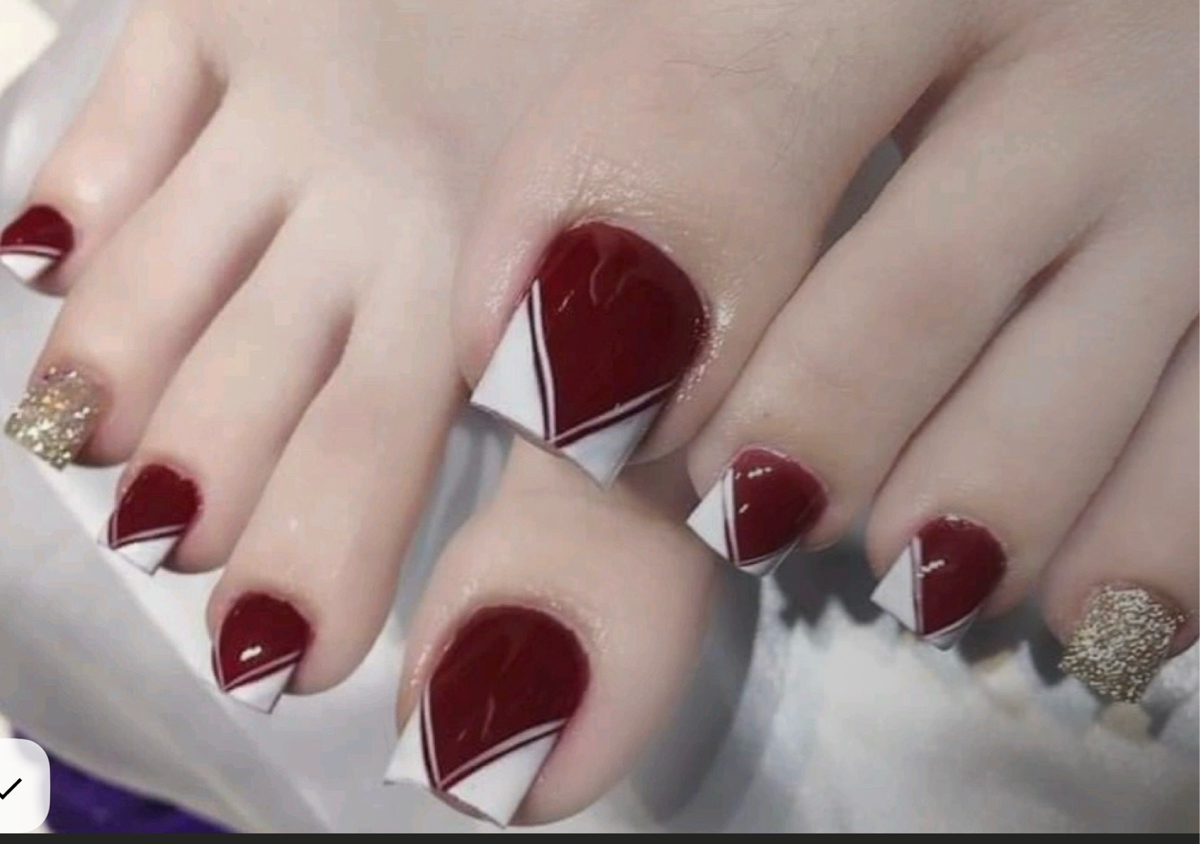 💗Dos uñas de los pies