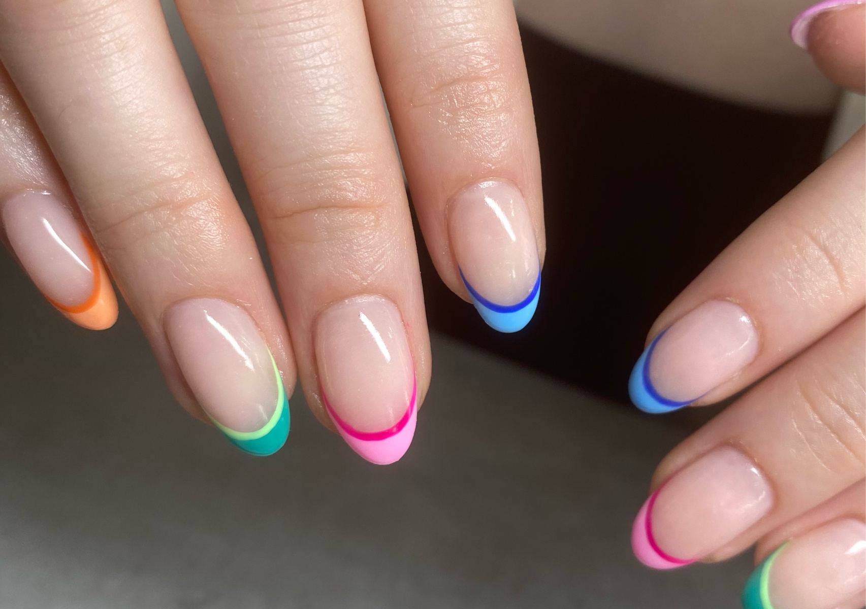 Hard gel extensions 