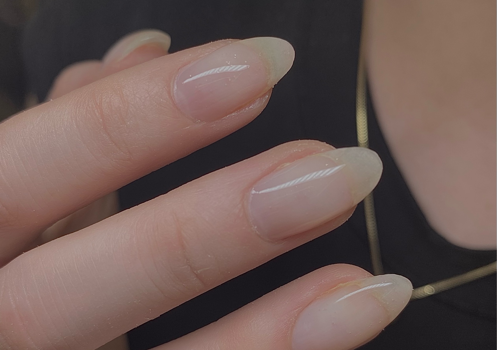 Structured gel manicure 