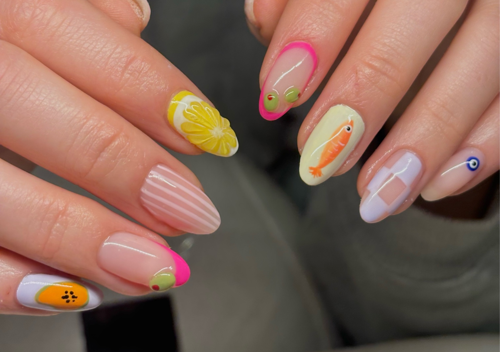 Intricate nail art 