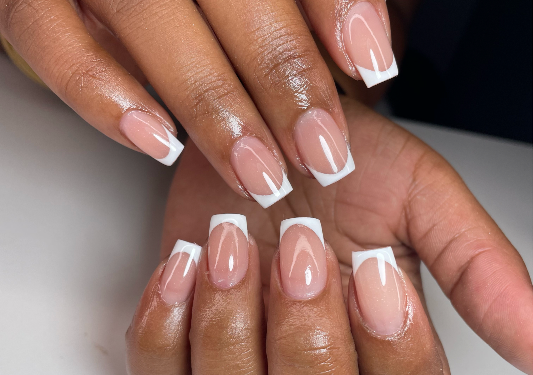 Gel overlay (french tip)