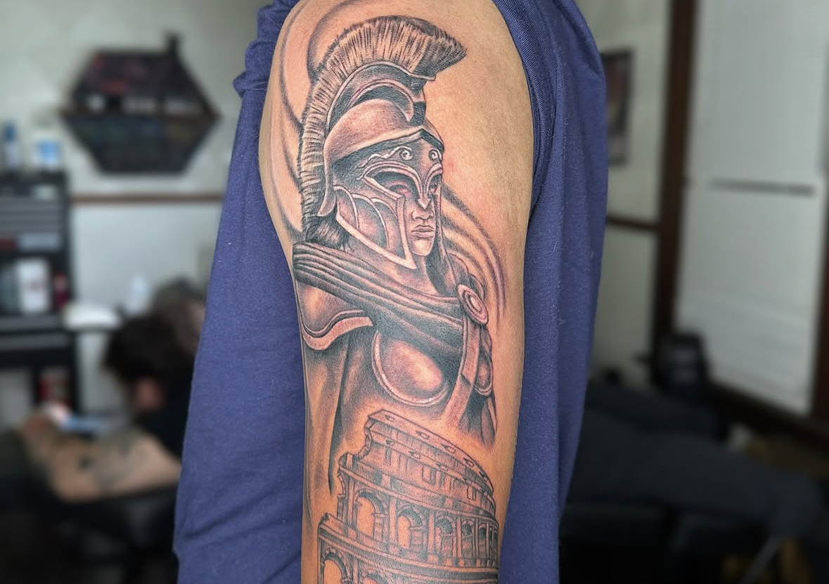 inner or outer bicep tattoo