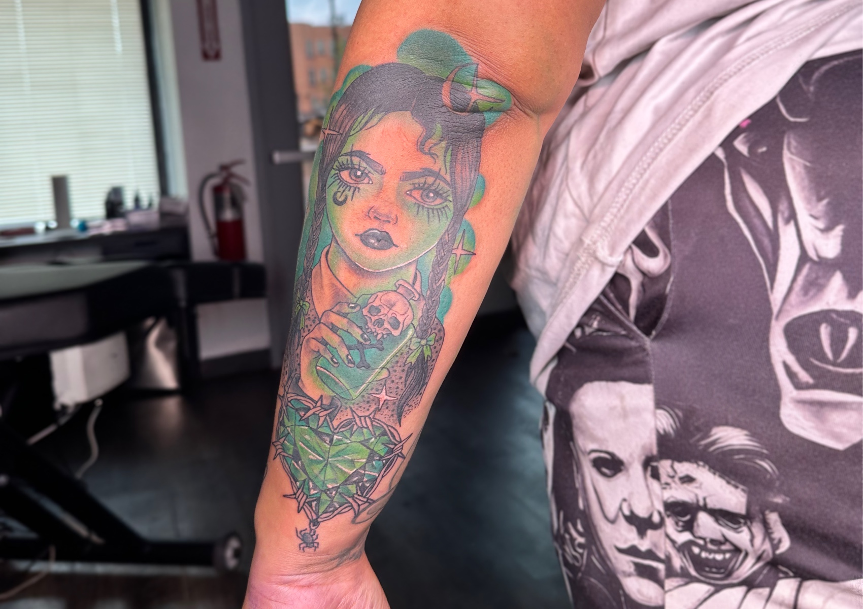 inner or outer forearm tattoo 