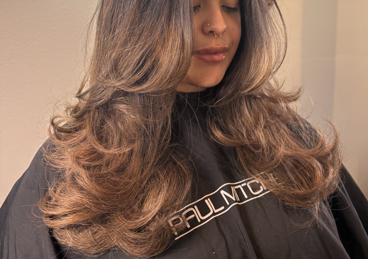 Signature Layered hair cut (above shoulders- below collarbone )