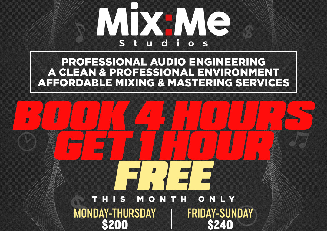 $50/hour (5-hour promo block): Monday through Thursday