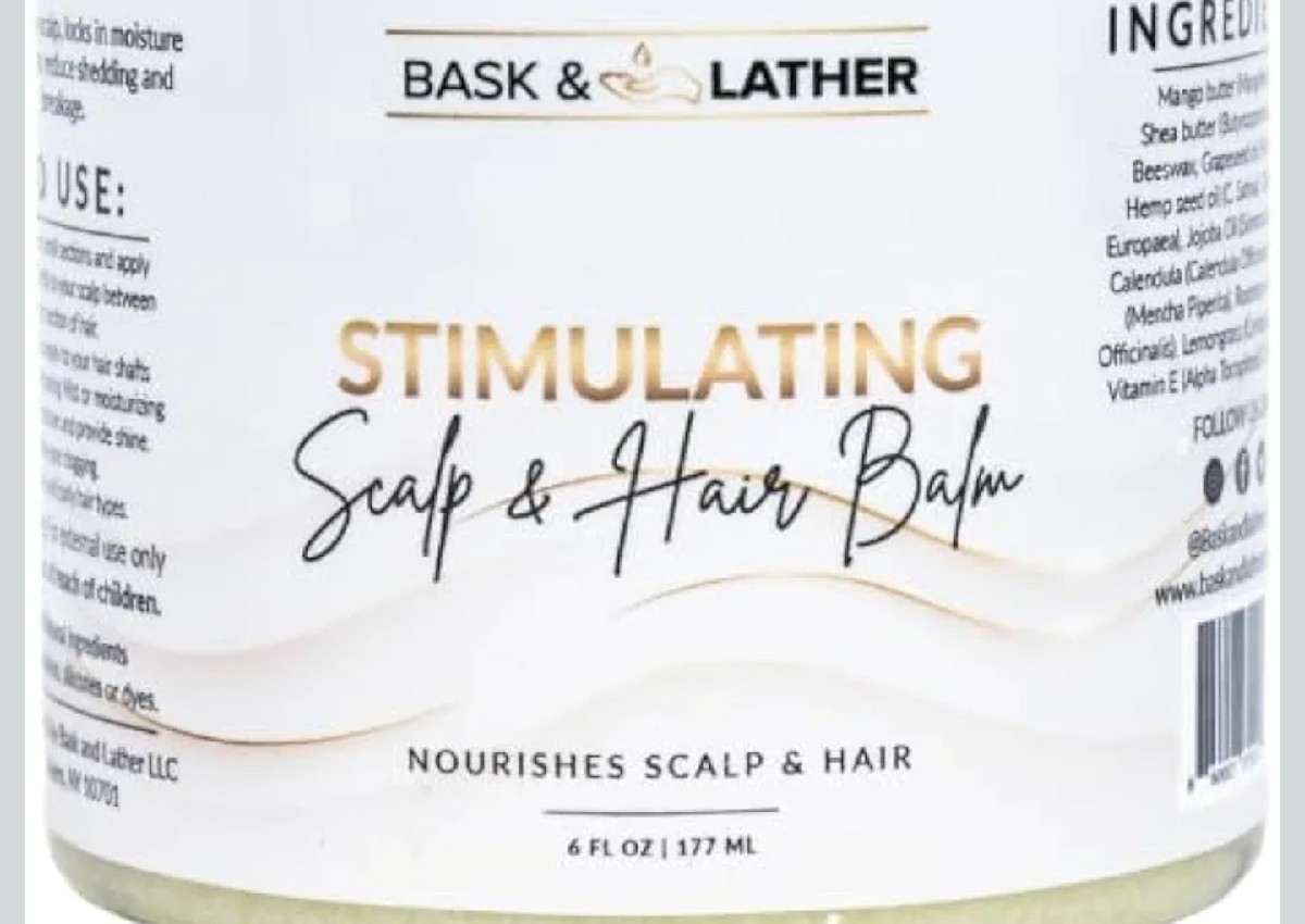 Bask & Lather Stimulating Scalp and Hair Balm for Hair Growth