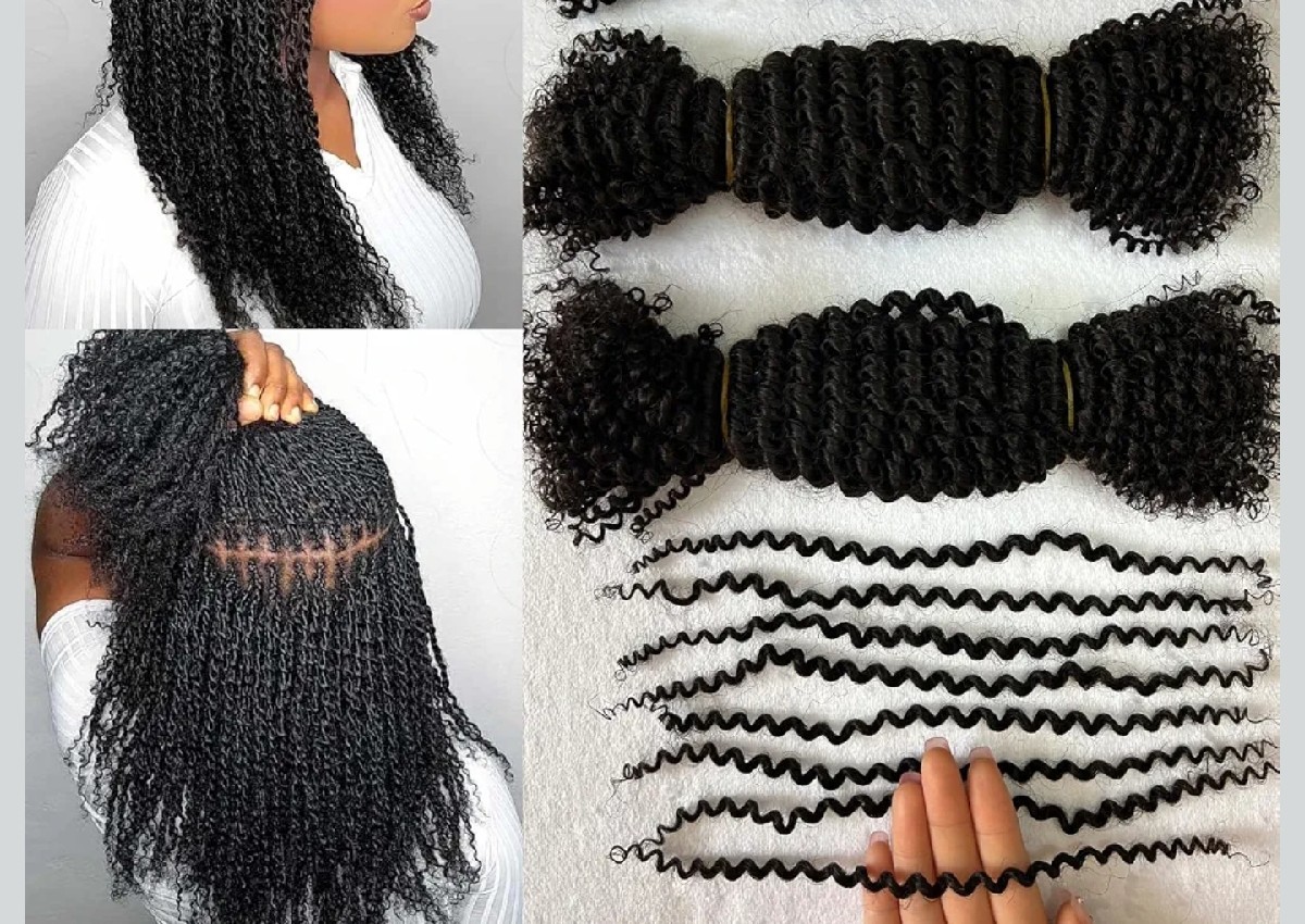Medium Twist Installation ( Hair included)