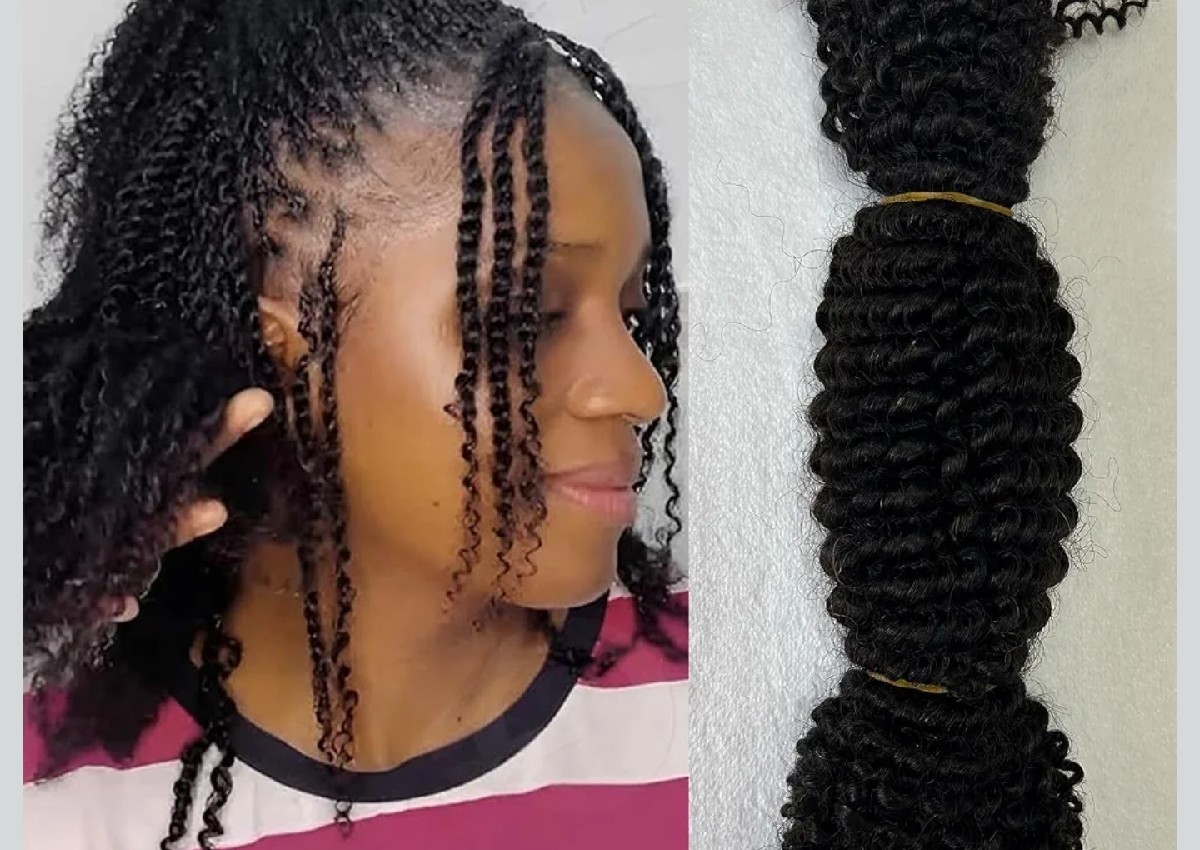 Small Twist Installation ( Hair included)